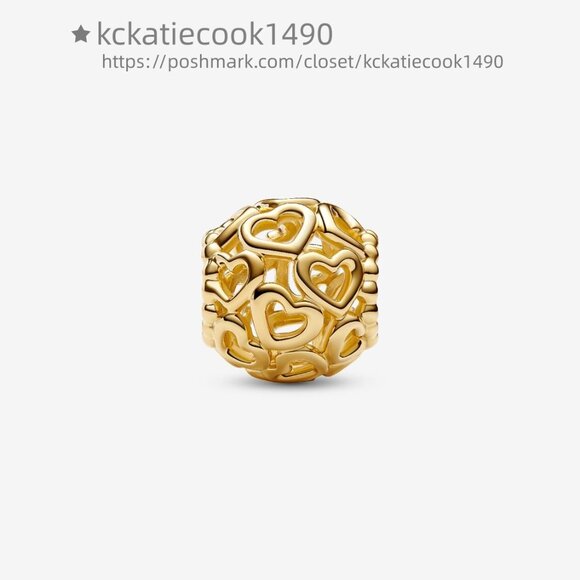 Pandora Openwork Heart Charm - Picture 2 of 3